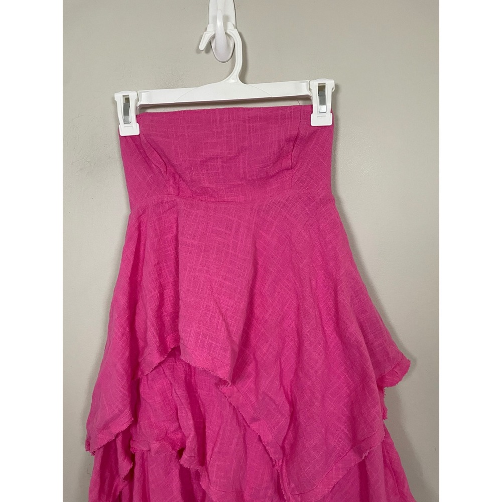 Free People Seraina Maxi Dress In Pink Size Small Bohemian Feminine European - Picture 3 of 12